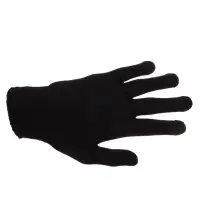 Перчатки садовые, хб, вязка 10 класс, 6 нитей, размер 9, с ПВХ точками, в наборе 5 пар, чёрные, Greengo