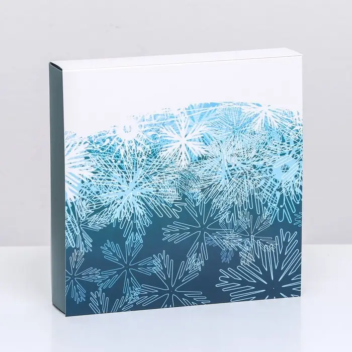 Коробка под 16 конфет &laquo;Новогодняя&raquo;, 17.5&times;17.5&times;3.5 см