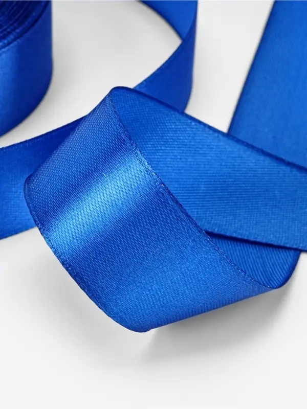 Лента атласная, 25 мм, 23&plusmn;1 м, синяя №40