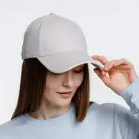 Бейсболка Spiker, серая с белым