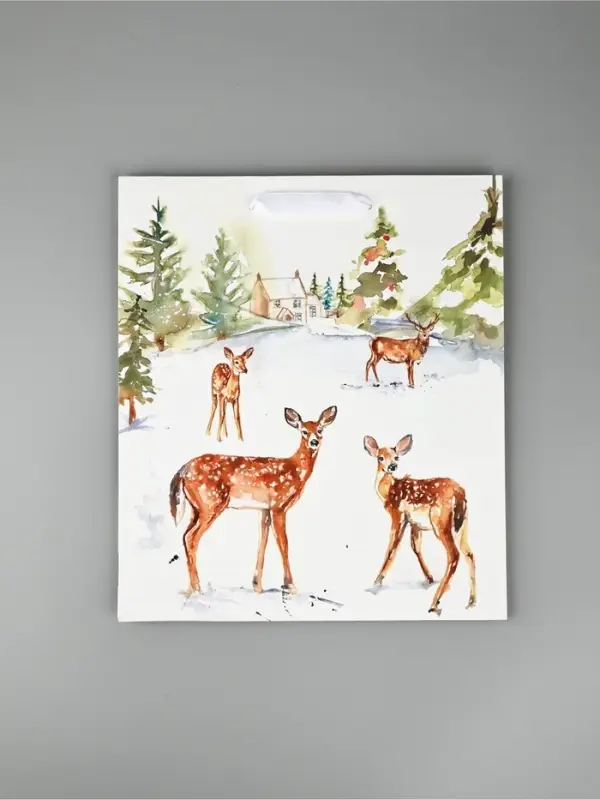 Набор пакетов &laquo;Новый год&raquo;, 3 шт,  26 &times; 30 &times; 9 см