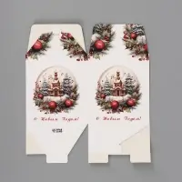 Коробка подарочная новогодняя складная &laquo;С Новым годом&raquo;, 12&times;12&times;12 см