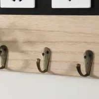 Настенные крючки декоративные &laquo;Любовь. Эвкалипт с бантиком&raquo;, дерево, 35.7&times;16 см