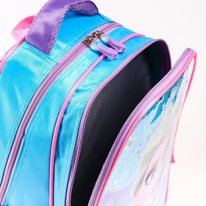 Рюкзак школьный для девочки, 39 см &times; 30 см &times; 14 см &laquo;Эльза&raquo;, Холодное сердце