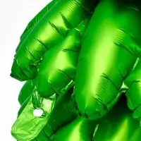 Воздушный шар фольгированный 3D 39" &laquo;Елка&raquo;, зеленый микс, только под воздух