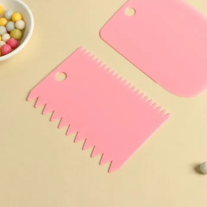 Набор шпателей кондитерских Доляна, 3 предмета: 12×8 см, 11×7.5 см, 8.8×12.2 см, МИКС