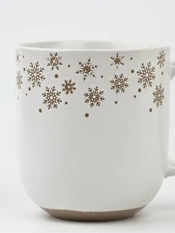 Кружка новогодняя керамическая &laquo;Снежная сказка&raquo;, 400 мл, ручная работа