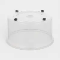 Центрифуга для сушки зелени Доляна Fresh cook, 3.7 л, пластик, белая, зелёная