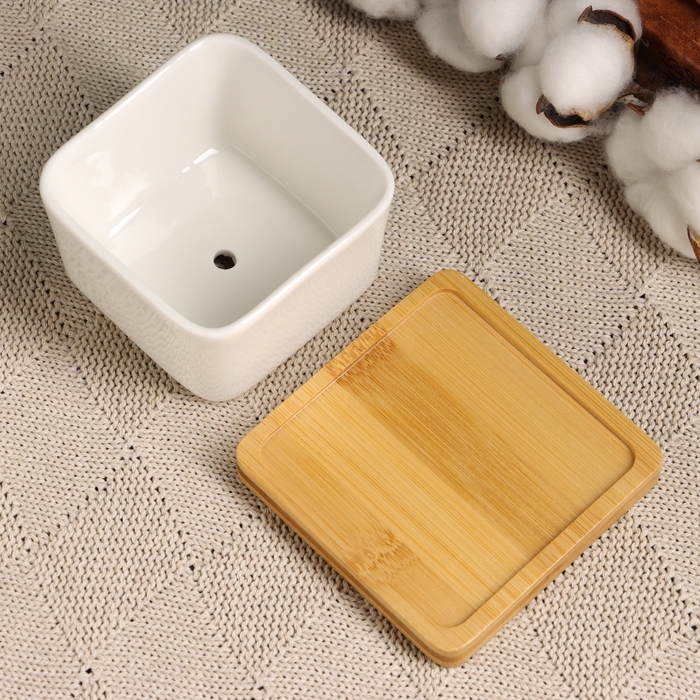 Горшок Горшок "Эко Бонсай" для кактусов и суккулентов, 9,5х9,5х6,5см