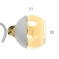 Люстра потолочная BayerLux &laquo;Анден&raquo;, 5хЕ27, 40 Вт, бело-золотой, 57&times;57&times;22 см