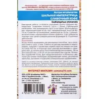 Семена Цветы Астра игольчатая &laquo;Шальная Императрица&raquo; сливочный кофе, 0.2 г
