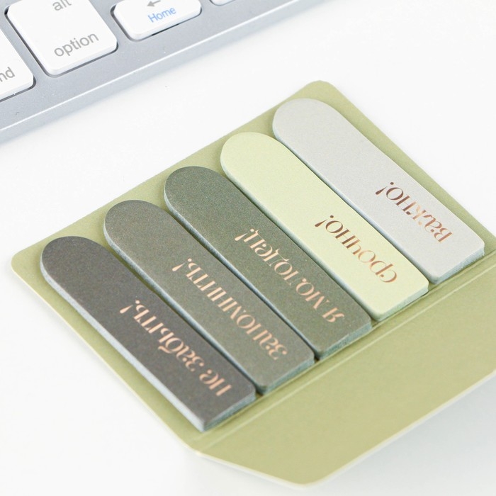 Стикеры закладки 5 шт., по 20 л. «Мечтай. Действуй» Стикеры закладки 5 шт., по 20 л. «Мечтай. Действуй»