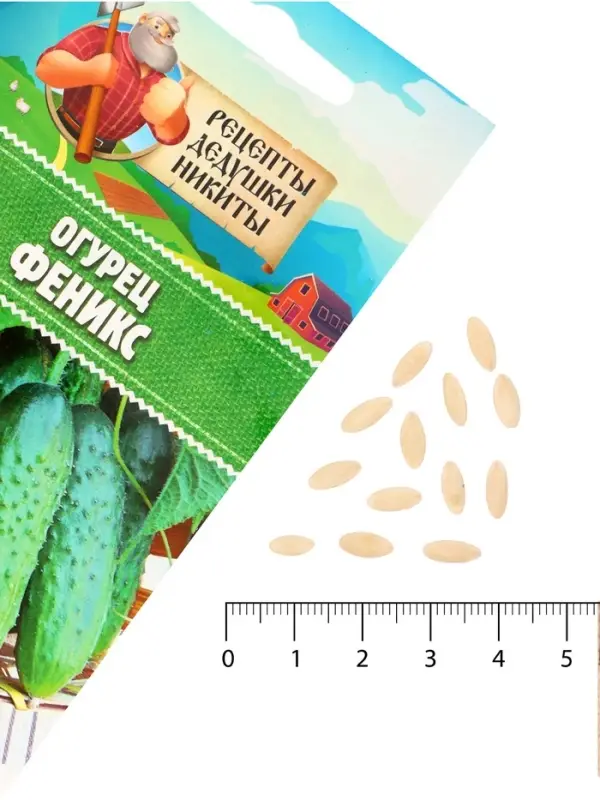 Семена Огурец «Феникс», пчелоопыляемый, среднеспелый, 0.5 г