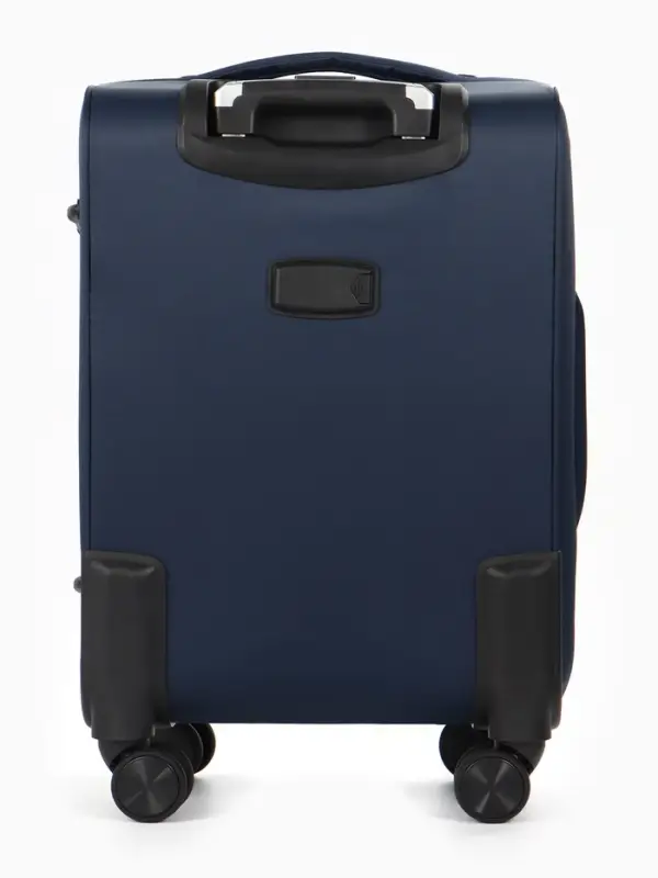 Чемодан на колёсах TEXTURA, кодовый замок, с увеличением, 36&times;25&times;58 см, 20", синий