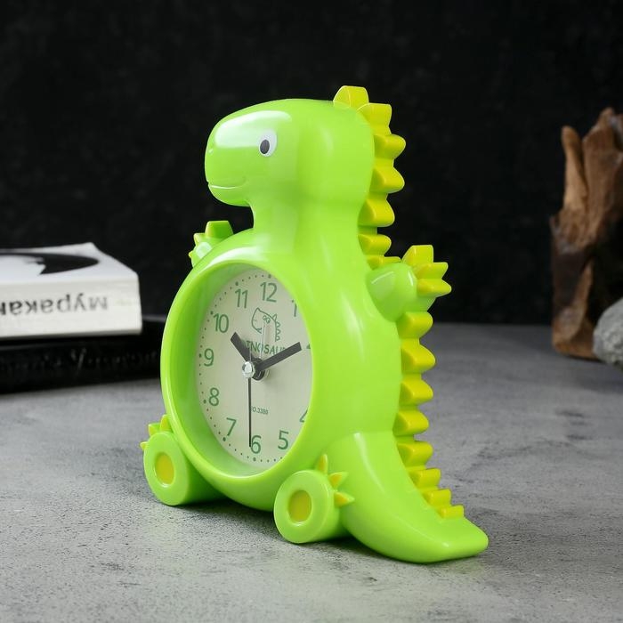 Часы настольные будильник детский Часы настольные будильник детский "Динозаврик", циферблат d-7 см, 4 х 14 х 15.5 см