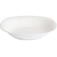Тарелка суповая КАРИН БЕЛЫЙ 21см 24шт/уп (N6802/L5406)