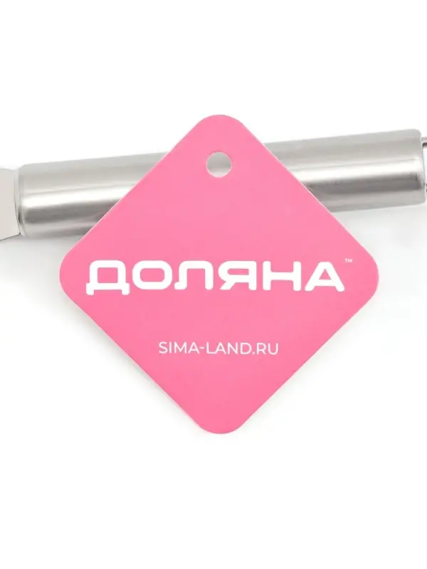 Кондитерская лопатка - палетка изогнутая Доляна, 31.5&times;3 см, рабочая часть 16.7 см, для блинов, серебристая