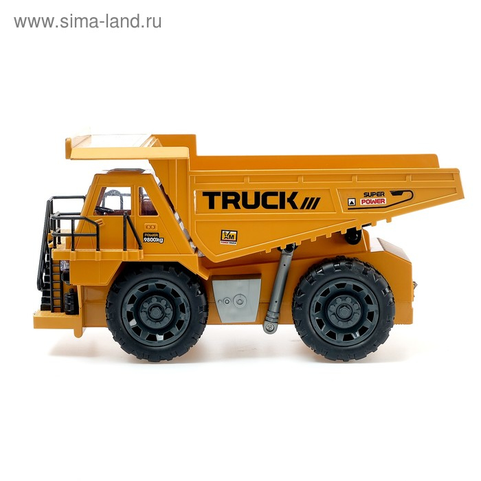 Самосвал радиоуправляемый «Стройка» работает от аккумулятора Самосвал радиоуправляемый «Стройка» работает от аккумулятора