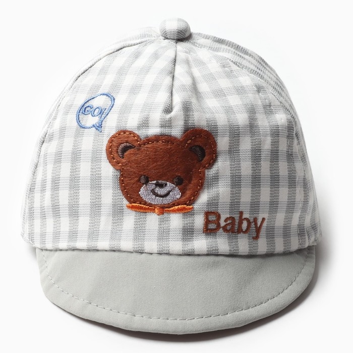 Кепка детская MINAKU Кепка детская MINAKU "Baby" серый, р-р 48