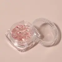 Фигурки для декора, объёмные, розовые, полупрозрачные