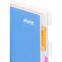 Бизнес-тетрадь 140л,кл,А5,SPIRAL BOOK Синий,евроспир,обл.пласт,раздел.84113