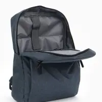 Рюкзак городской на молнии, с карманами, с USB, размер 29&times;11&times;39 см, синий