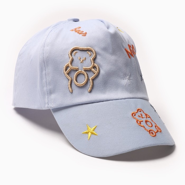 Кепка детская MINAKU цвет голубой, размер 48-50 Кепка детская MINAKU цвет голубой, размер 48-50