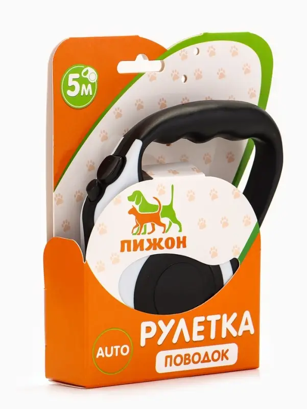 Рулетка "Зарница" , 5 м, до 15 кг, чёрно-белая