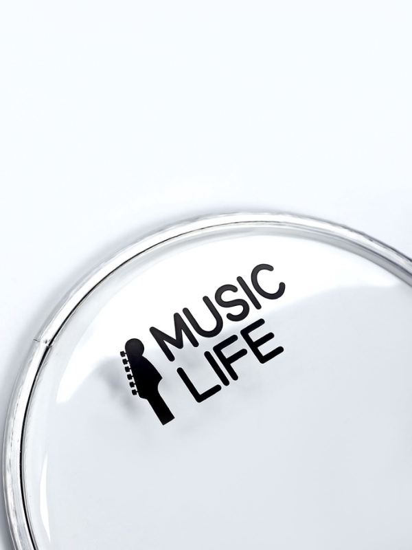Пластик для барабана Music Life 6 дюймов, прозрачный