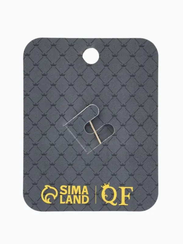 Брошь &laquo;Цветок Незабудка&raquo;, голубая в золоте