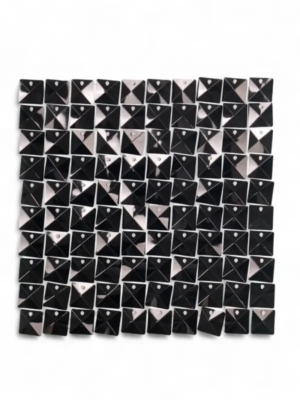 Панель с пайетками для фотозоны 30*30 см чёрная Панель с пайетками для фотозоны 30*30 см чёрная