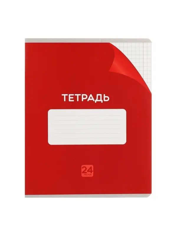 Набор тетрадей 24 листа в клетку Calligrata "Сочный Микс. Паттерн", серые листы, МИКС, 10 шт.