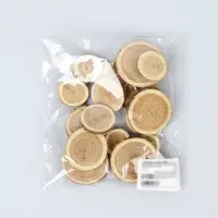 Декор &laquo;Спилы&raquo;, размеры МИКС, возможные размеры спилов: от 2 до 14 см