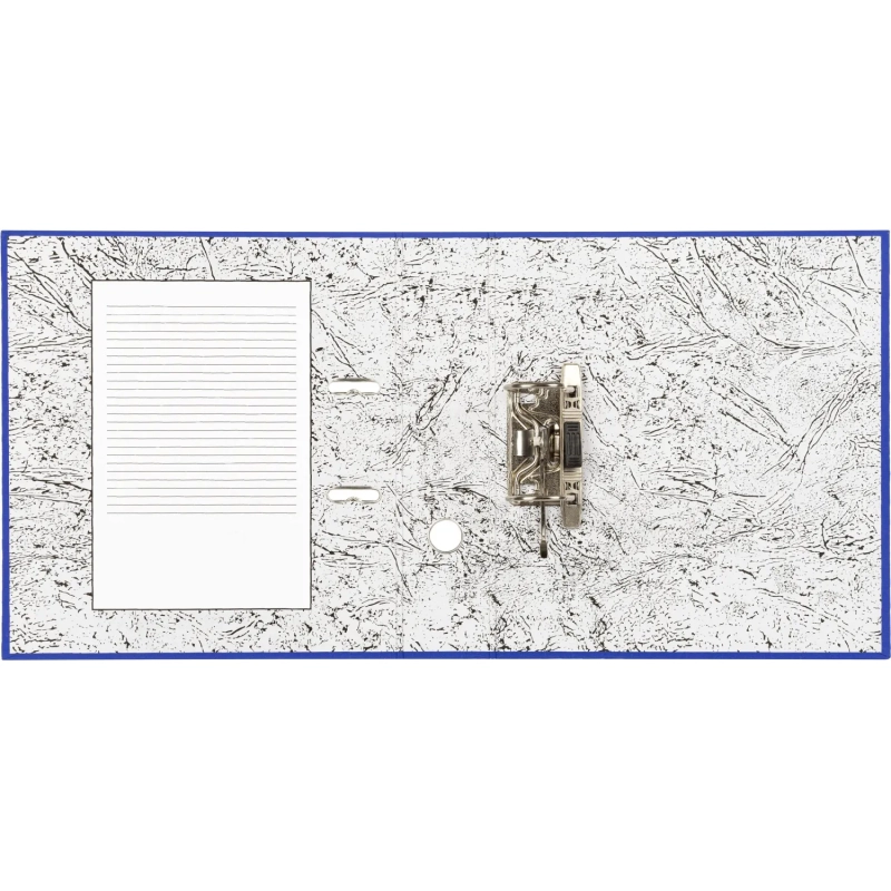 Папка-регистратор 75мм Attache А4, синияя РР/бумага, без мет. уголка