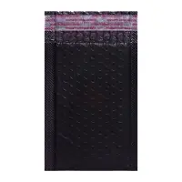 Набор конвертов с воздушно-пузырьковой плёнкой, 11&times;19 см, 50 штук, черные