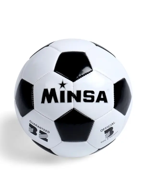Футбольный мяч MINSA, машинная сшивка, 32 панели, р. 3, TPU
