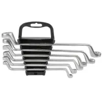 Набор ключей гаечных накидных изогнутых на держателе (8-19 мм) (6 предметов) AVS K2N6P