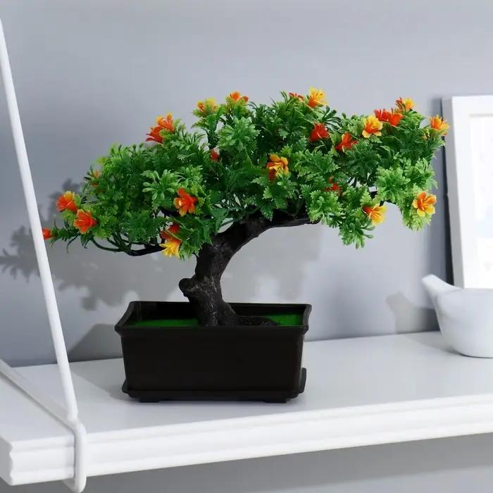 Бонсай искусственный в горшке &laquo;Деревце жизни&raquo;, 11.5&times;15 см, МИКС