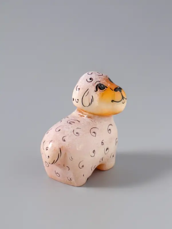 Фигурка &laquo;Овца&raquo;, 4.5&times;4 см, селенит, МИКС