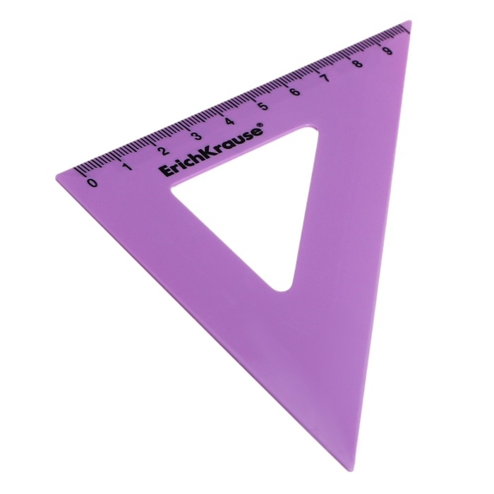 Треугольник 45*/ 9 см ErichKrause Manga, пластик, в коробке-дисплее, микс Треугольник 45*/ 9 см ErichKrause Manga, пластик, в коробке-дисплее, микс