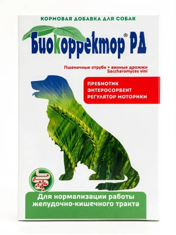 Биокорректор для нормализации ЖКТ собак, 90 таблеток