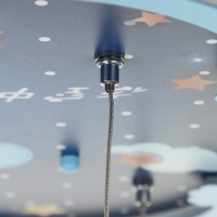 Люстра 2169/6 LED 65Вт синий 48х48х70 см BayerLux