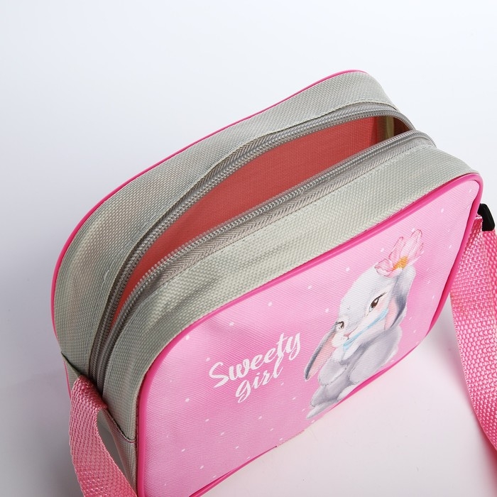 Сумка детская для девочки через плечо Сумка детская для девочки через плечо "Крольчонок" 17х13х5 см