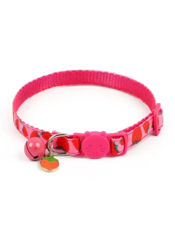 Набор ошейников для кошек &laquo;Фрукты&raquo;, 19-32&times;1 см, 4 шт.