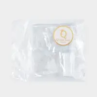 Органайзер-упаковка набор для хранения украшений QF, с зип-лок замком 10 шт., 6&times;4 см, прозрачный