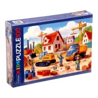 Пазл 100 эл. "На стройке" 230Х165мм 100ПЗ5_34994