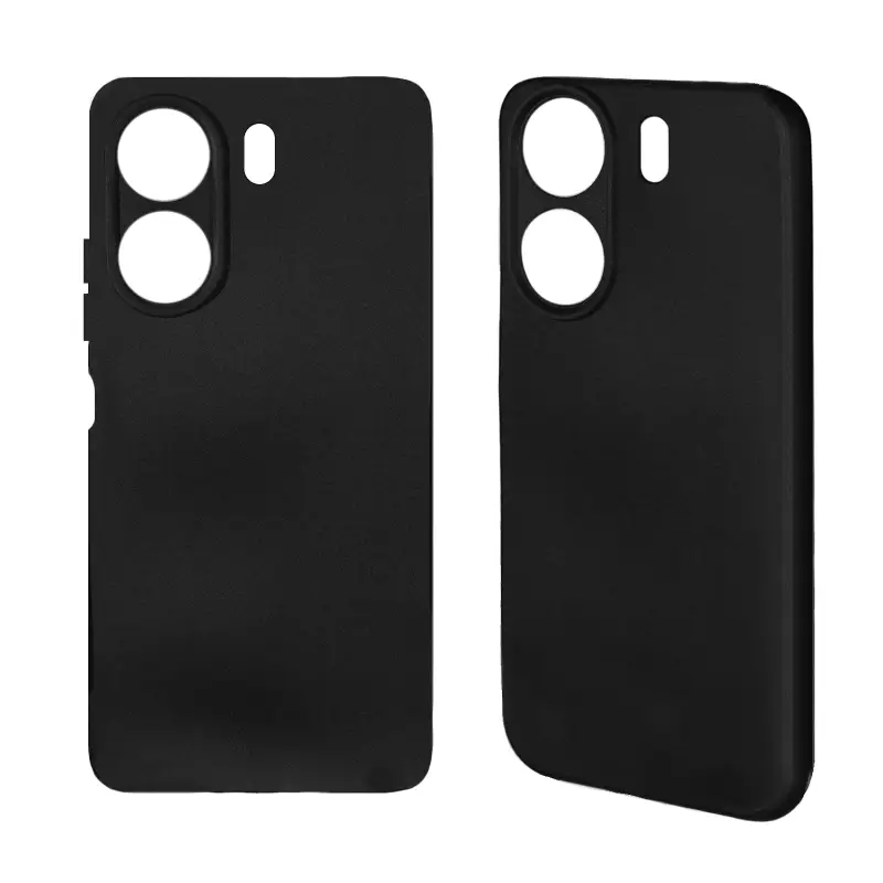 Чехол Xiaomi Redmi 13C TPU матовый черный Чехол Xiaomi Redmi 13C TPU матовый черный