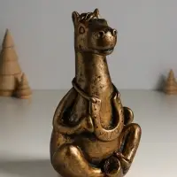 Копилка "Лошадь с подковой" 14х15х24 см, бронза Копилка "Лошадь с подковой" 14х15х24 см, бронза