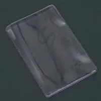 Обложка для проездного, вмещает 2 карты, 50 шт., 250 мкн, прозрачная Обложка для проездного, вмещает 2 карты, 50 шт., 250 мкн, прозрачная