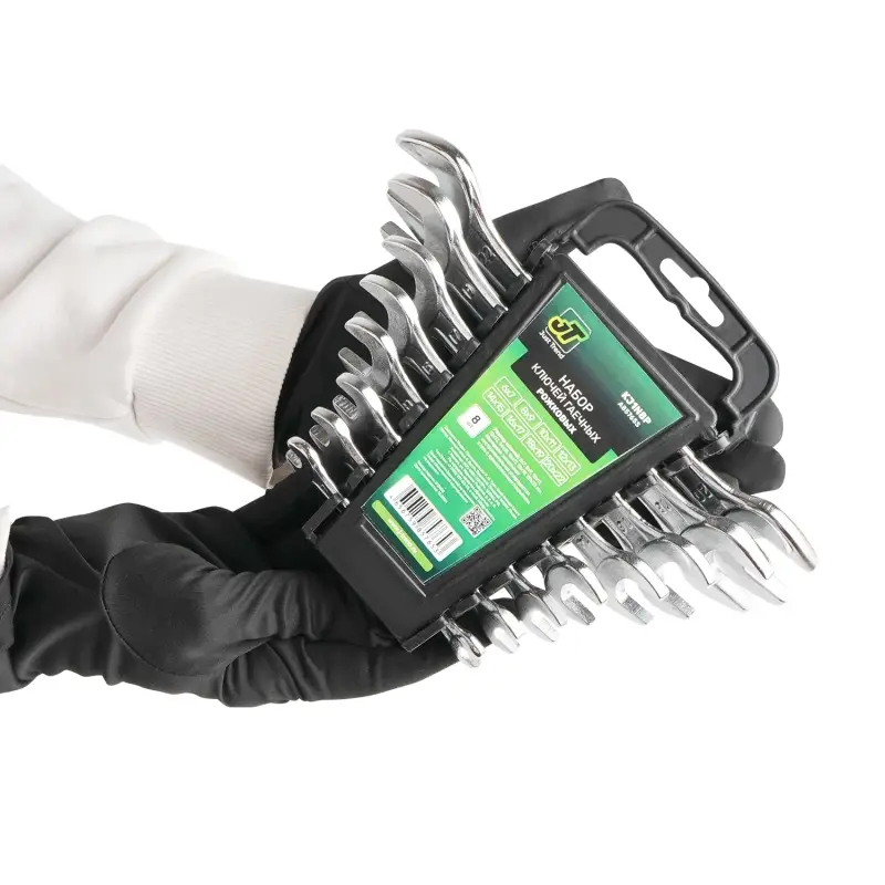 Набор ключей гаечных рожковых на держателе (6-22 мм) (8 предметов) JT KJ1N8P